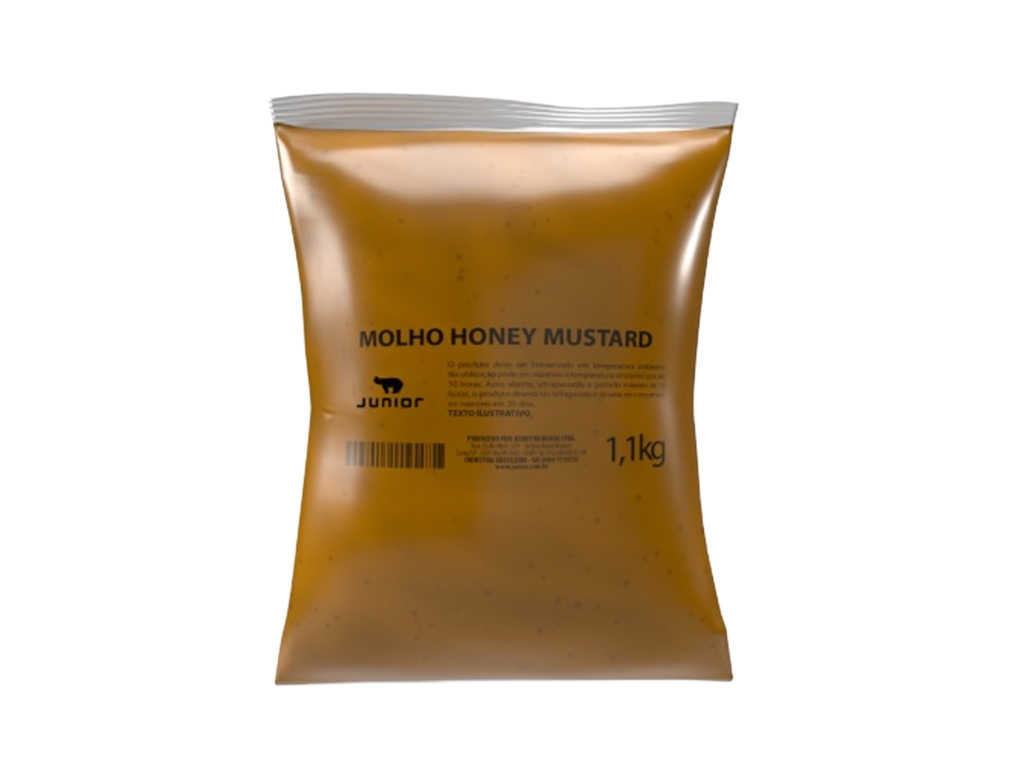 MOLHO MOSTARDA E MEL JUNIOR 1,1 KG (CX 5 BAG)